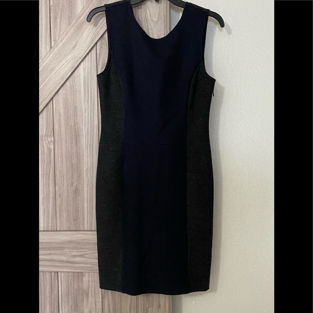 Theory size 6 sleeveless paneled dress